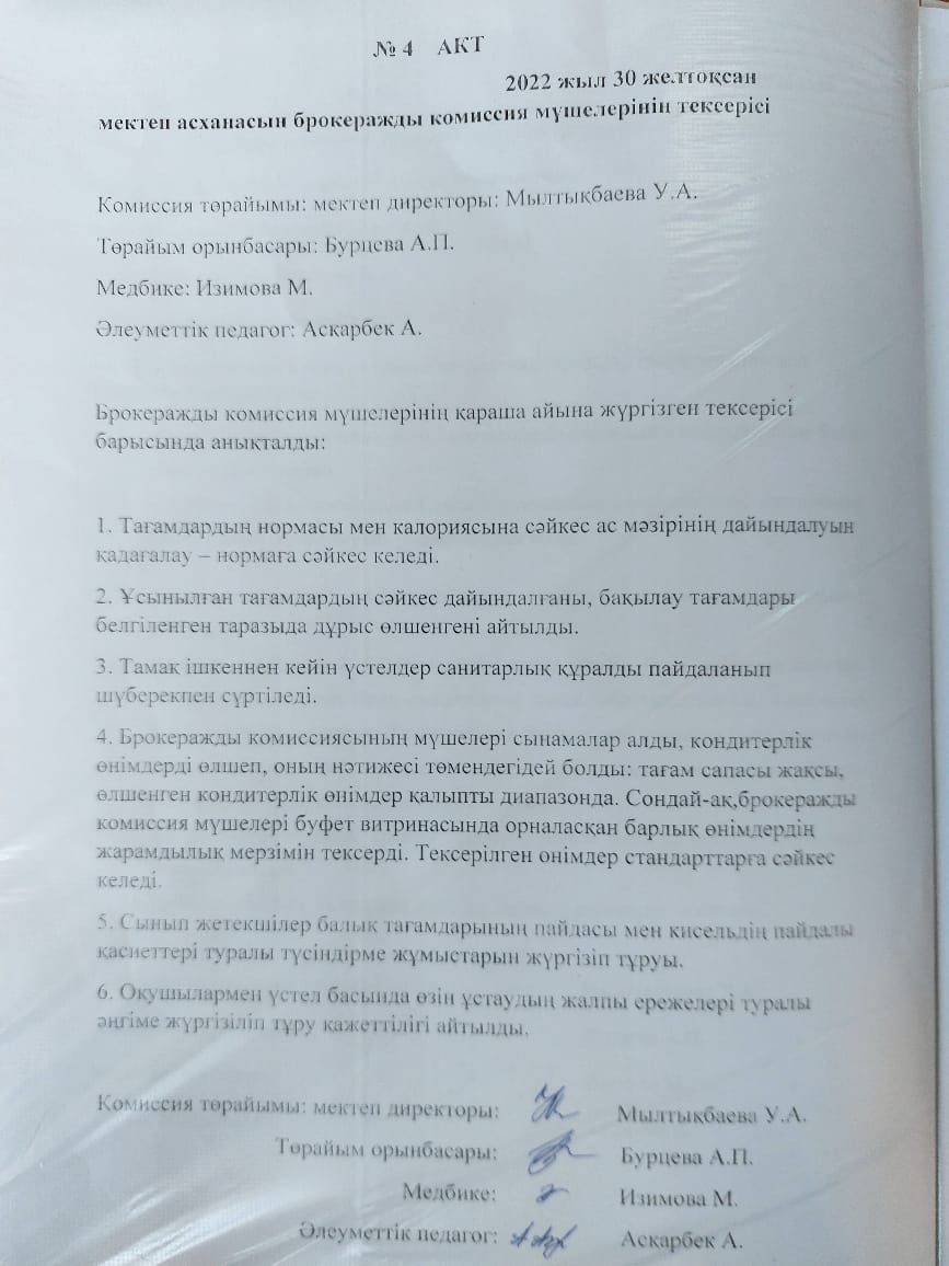 №4 акт